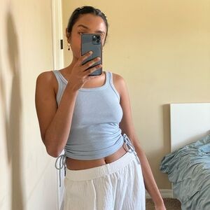 PRINCESS POLLY madelyn top blue